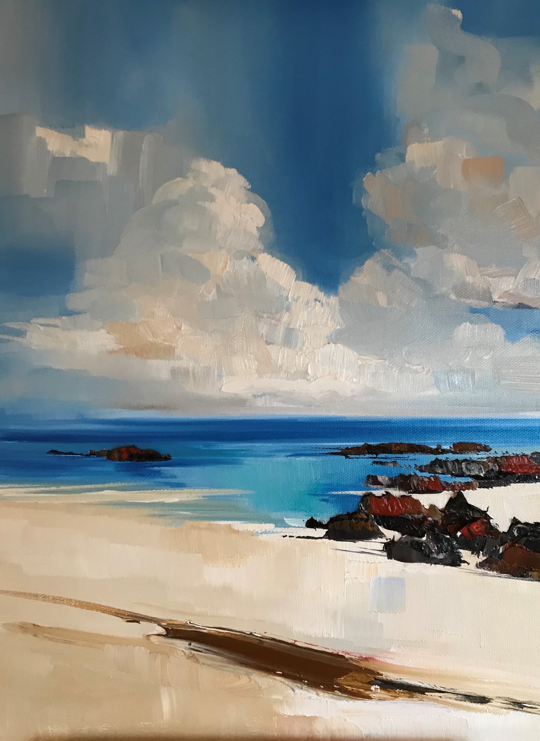 'Capturing the ever changing clouds' by artist Rosanne Barr